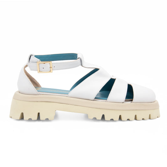 Fernanda Sndl White/Foam Parm