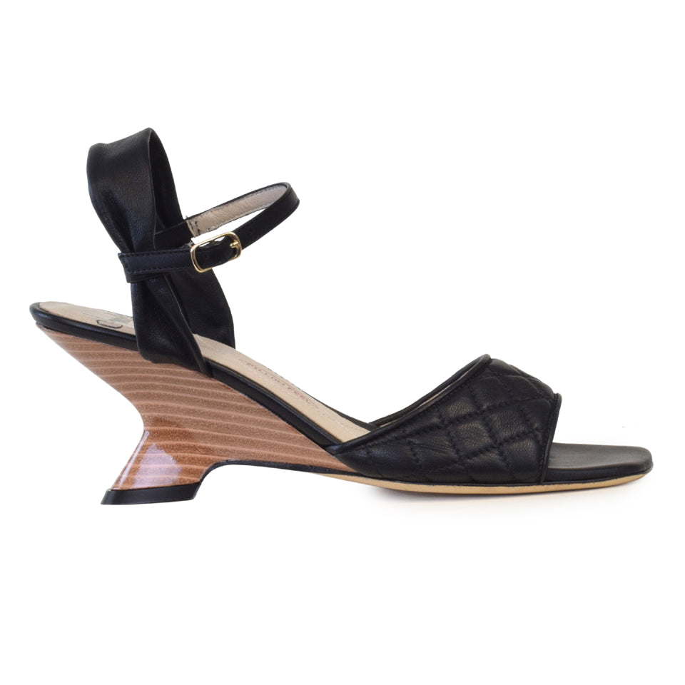 Flamengo Sandal in Black Parmasoft