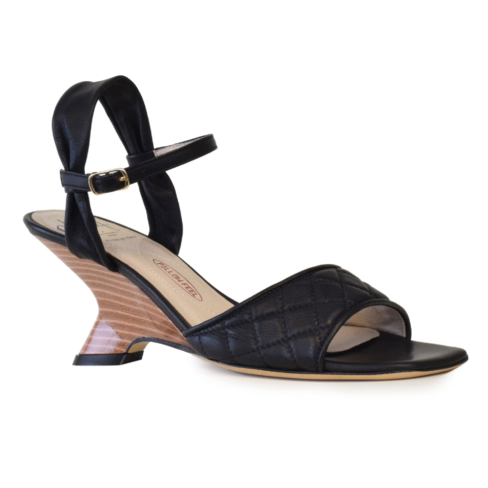 Flamengo Sandal in Black Parmasoft