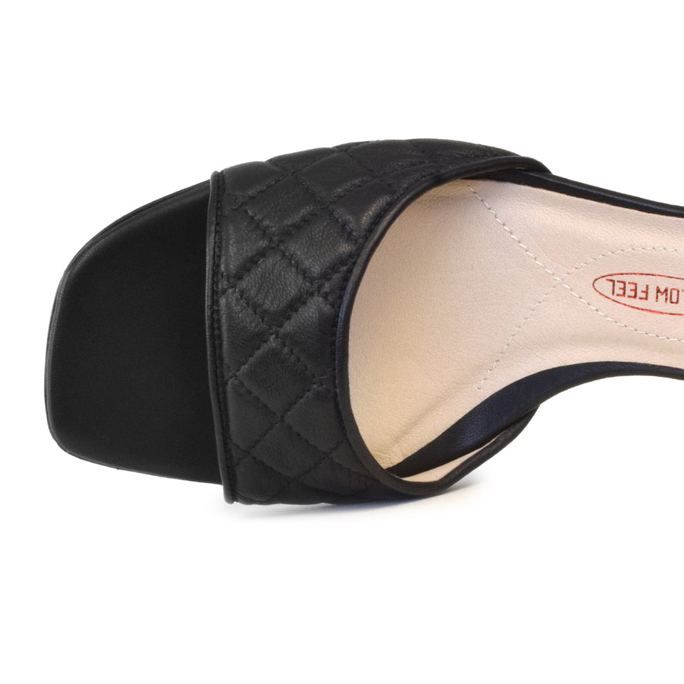 Flamengo Sandal in Black Parmasoft