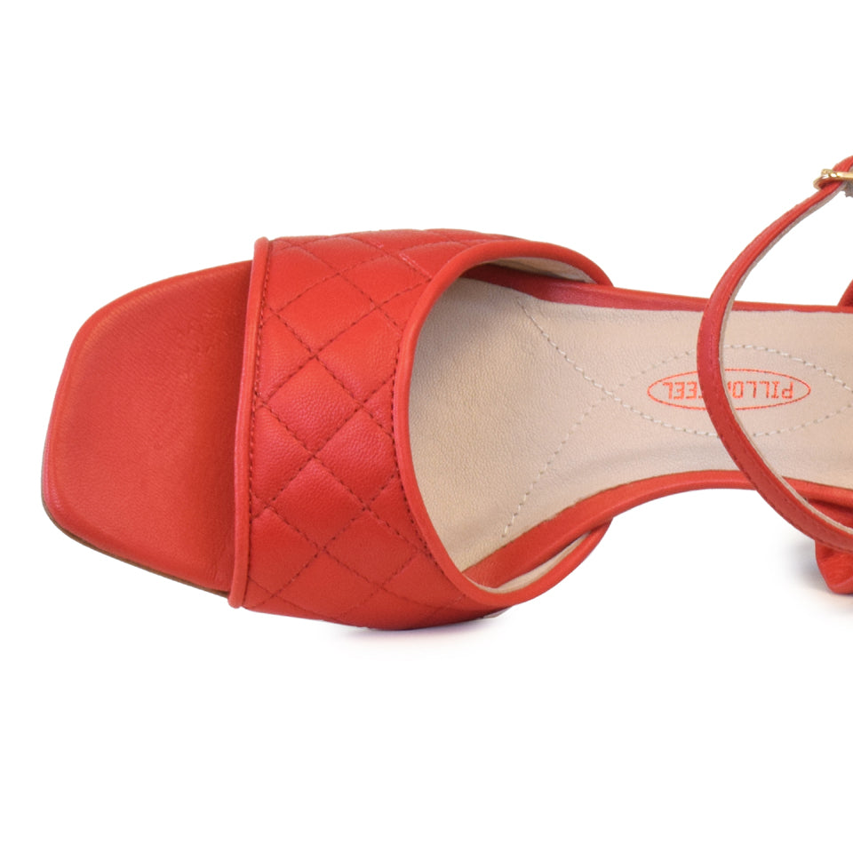 Flamengo Sandal in Scarlato Parmasoft