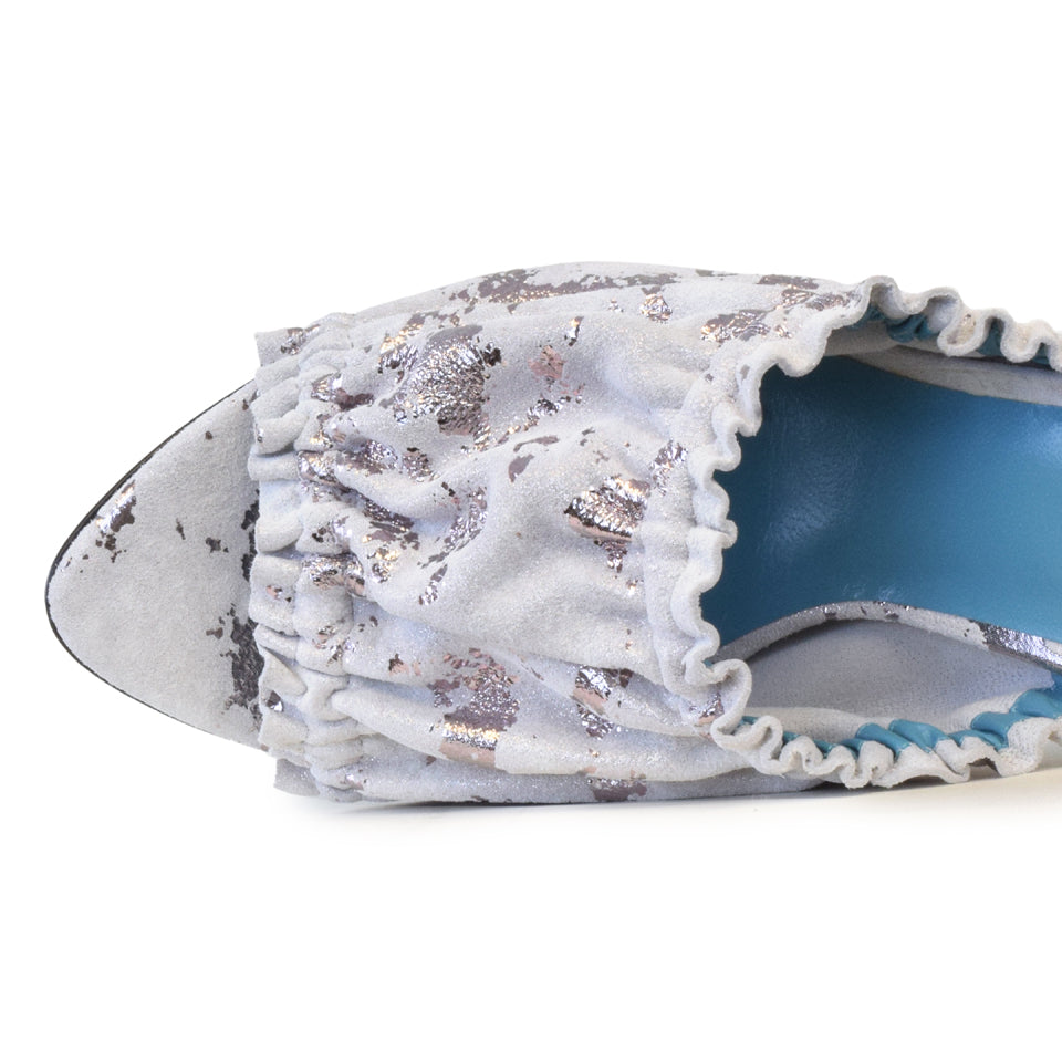Folletto Slide in Silver Rugine