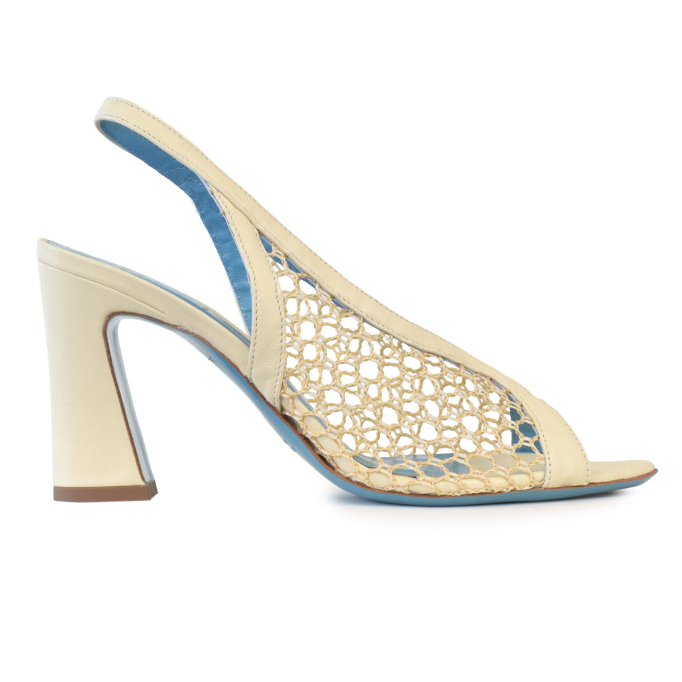 Forato Sling in Marzapane Parmasoft/Cream Knots Fabric