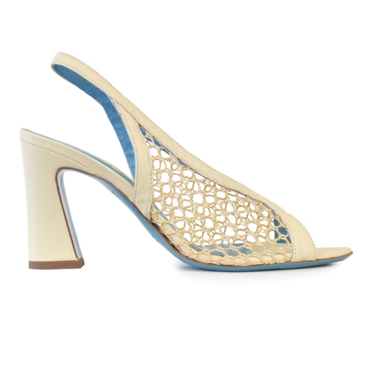 Forato Sling in Marzapane Parmasoft/Cream Knots Fabric