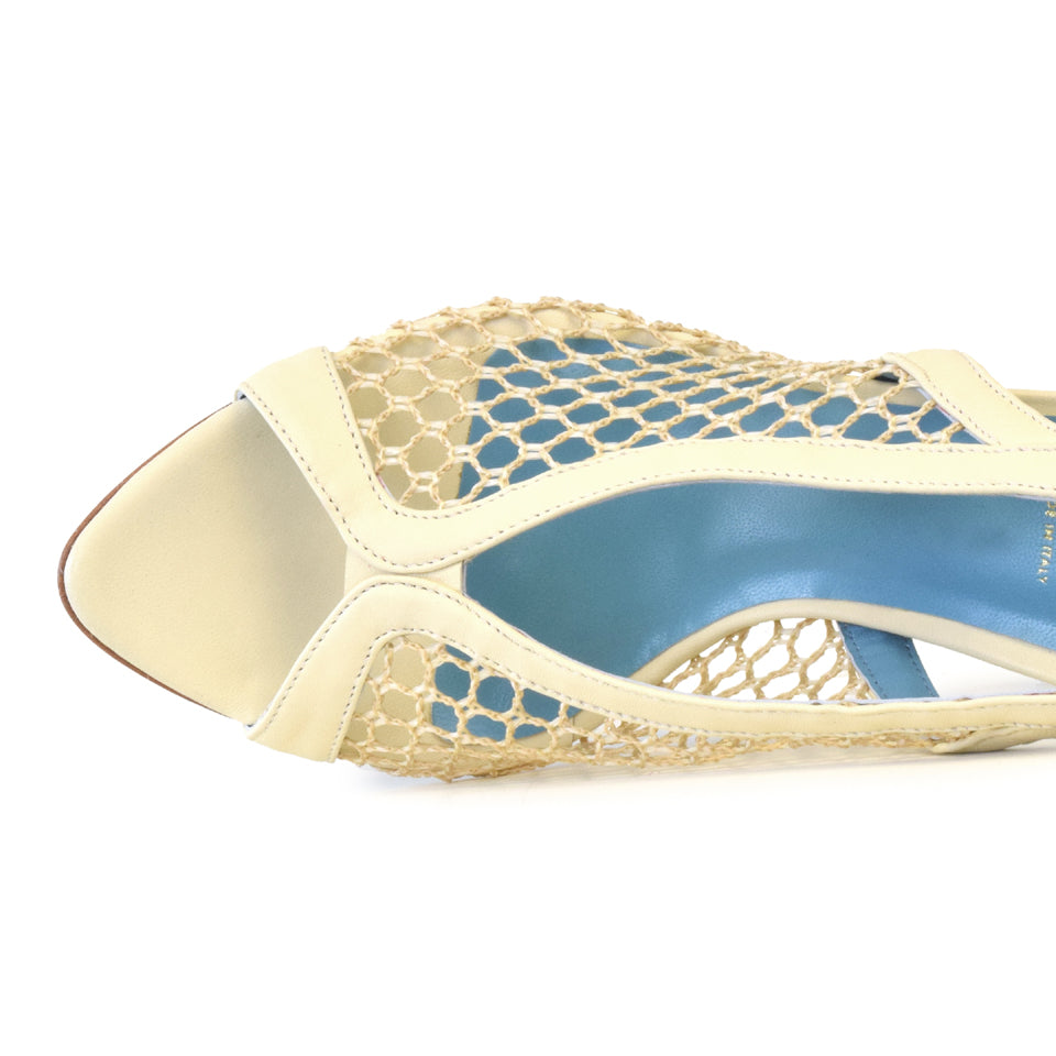 Forato Sling in Marzapane Parmasoft/Cream Knots Fabric