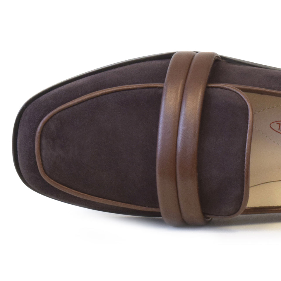 GOCCIA in Ebony Cashmere/Moka Parmasoft