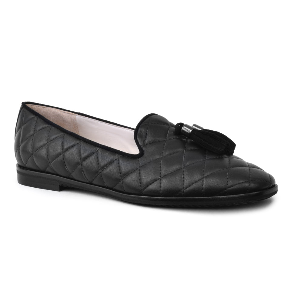 GORIZIA in Black Parmasoft/Matching Cashmere Bow & Trim