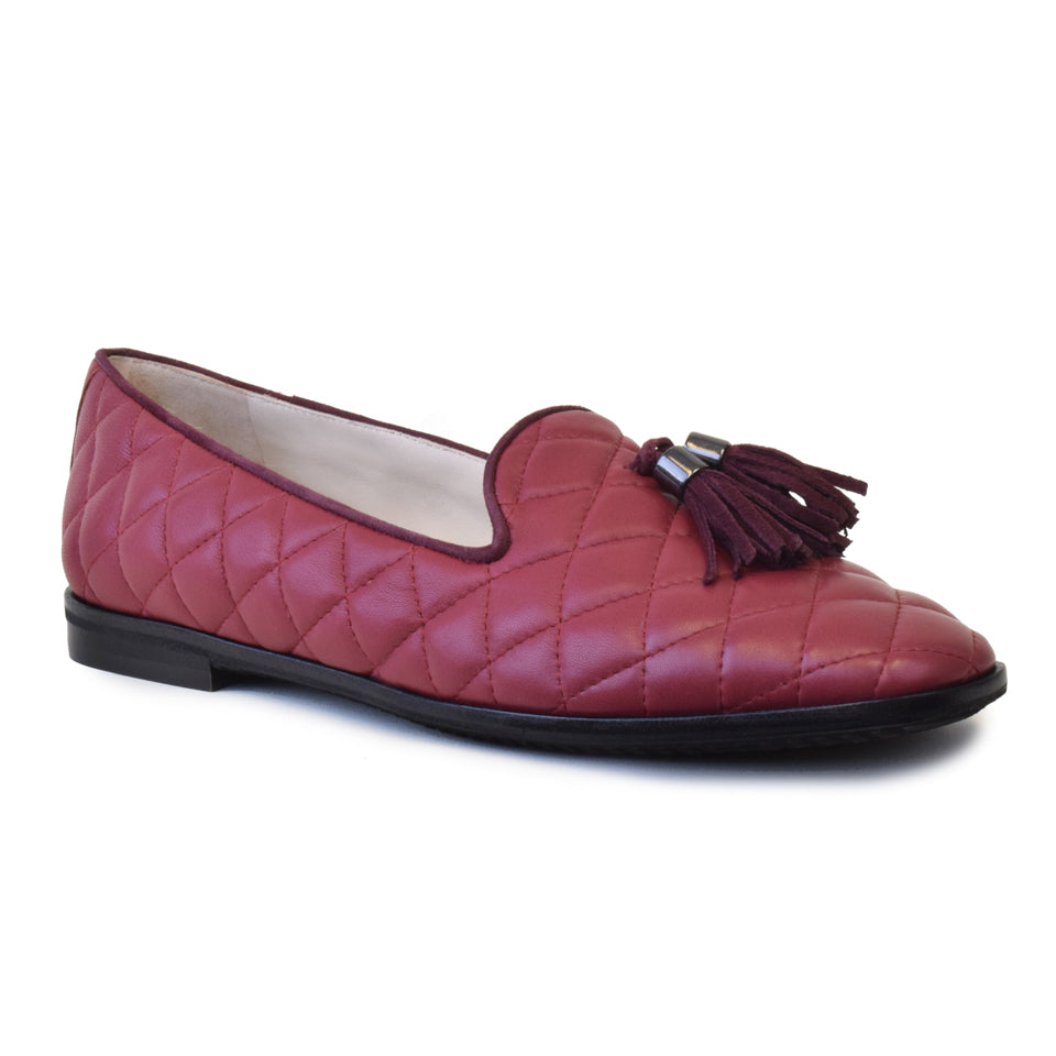 GORIZIA in Borgogna Parmasoft/Matching Cashmere Bow & Trim