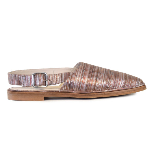 Gelso Flat Sling in Brown Katmandou *SALE ITEM* ORIGINAL PRICE: $330