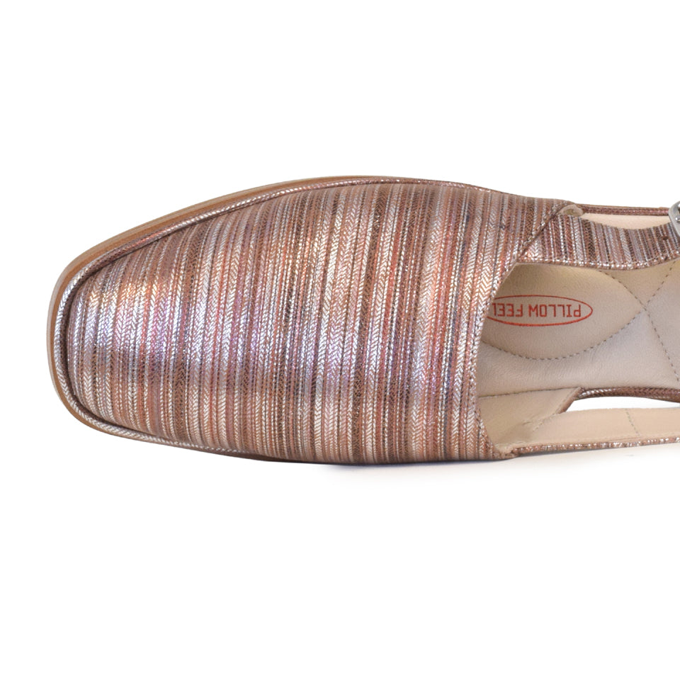 Gelso Flat Sling in Brown Katmandou *SALE ITEM* ORIGINAL PRICE: $330