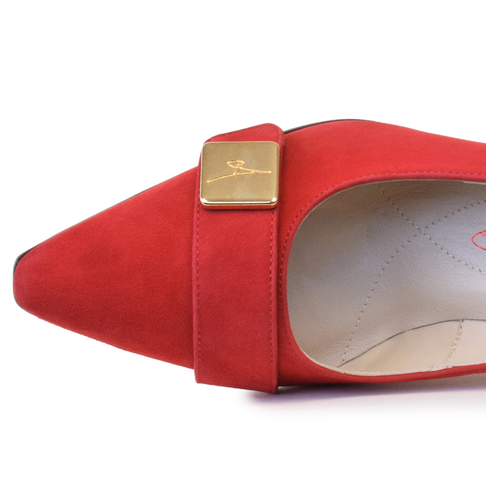 ISACCO in Ruby Red Cashmere