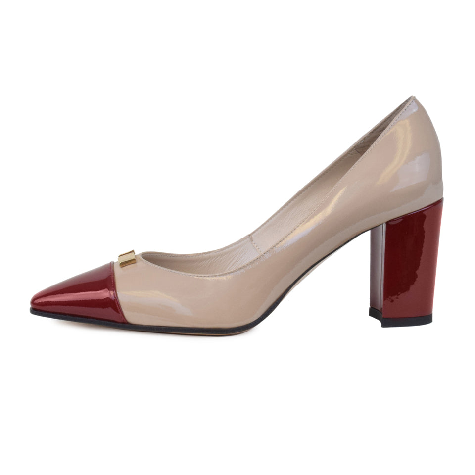 Idonia Ct Pump Lino/Cherry Patent *SALE ITEM* Reg Price $275