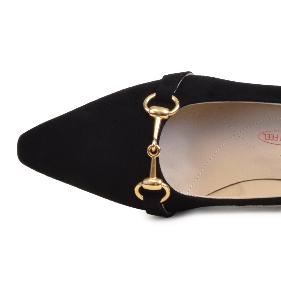 Istante Pmp W/Ch Black Camoscio *SALE ITEM* Reg Price $290