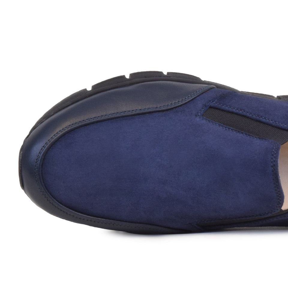 Jacob Zip Lug Bot Nav Cash/Blu Pav Parm *SALE ITEM* Reg Price $275