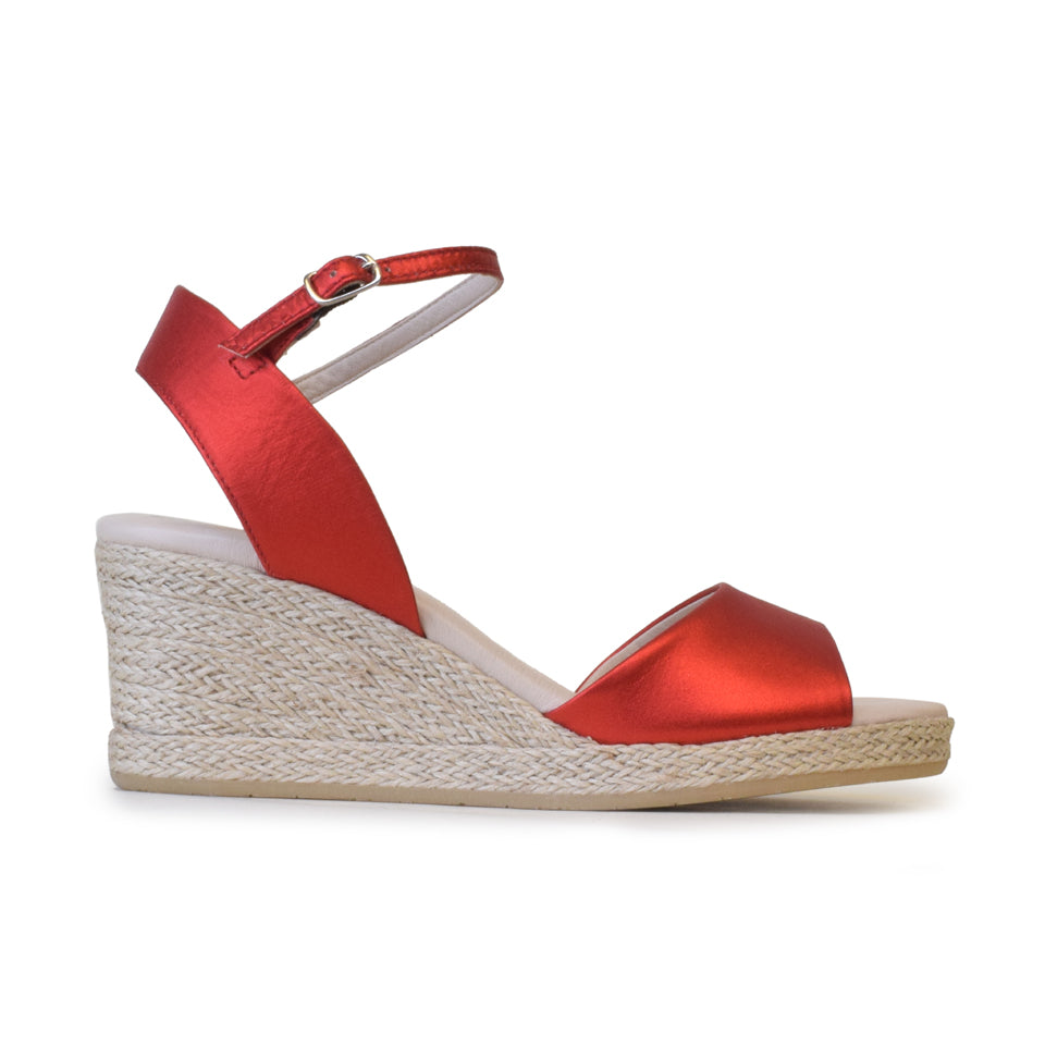 LEONARDO in Red Raso Nappa *SALE ITEM* ORIGINAL PRICE: $280