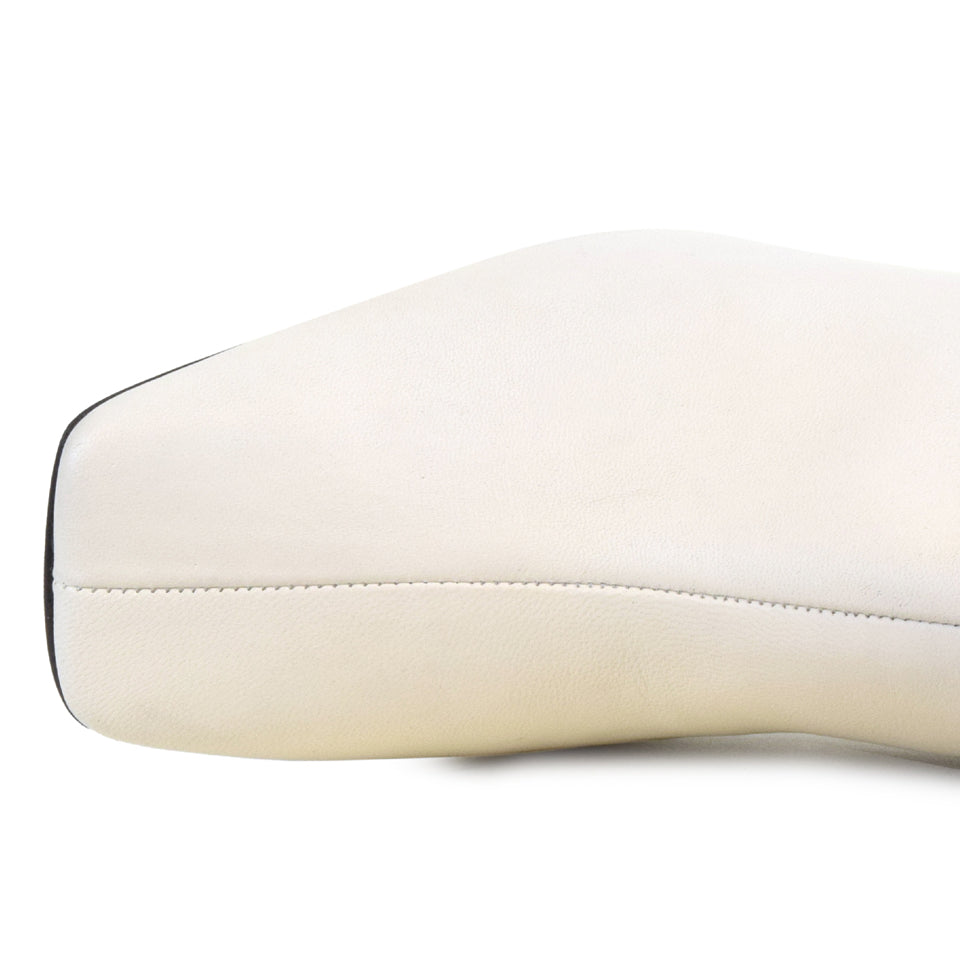 LETTERA in Foam Damascato/Black Vernice heel