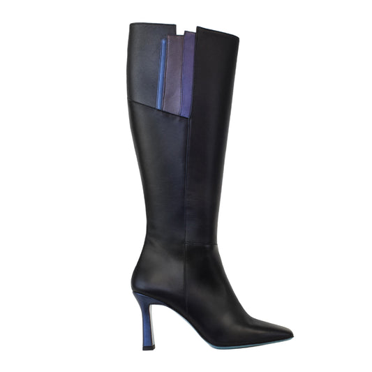 Laguna Tall Boot Blk Parm/Eclipse Prl