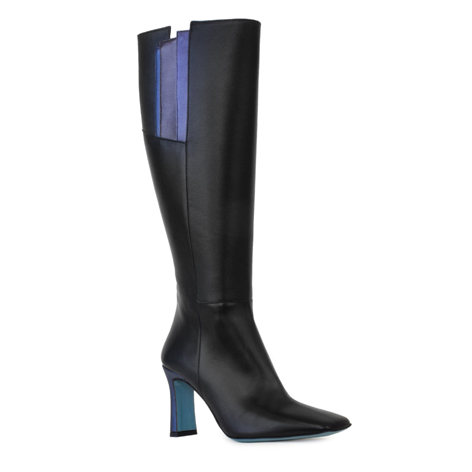 Laguna Tall Boot Blk Parm/Eclipse Prl