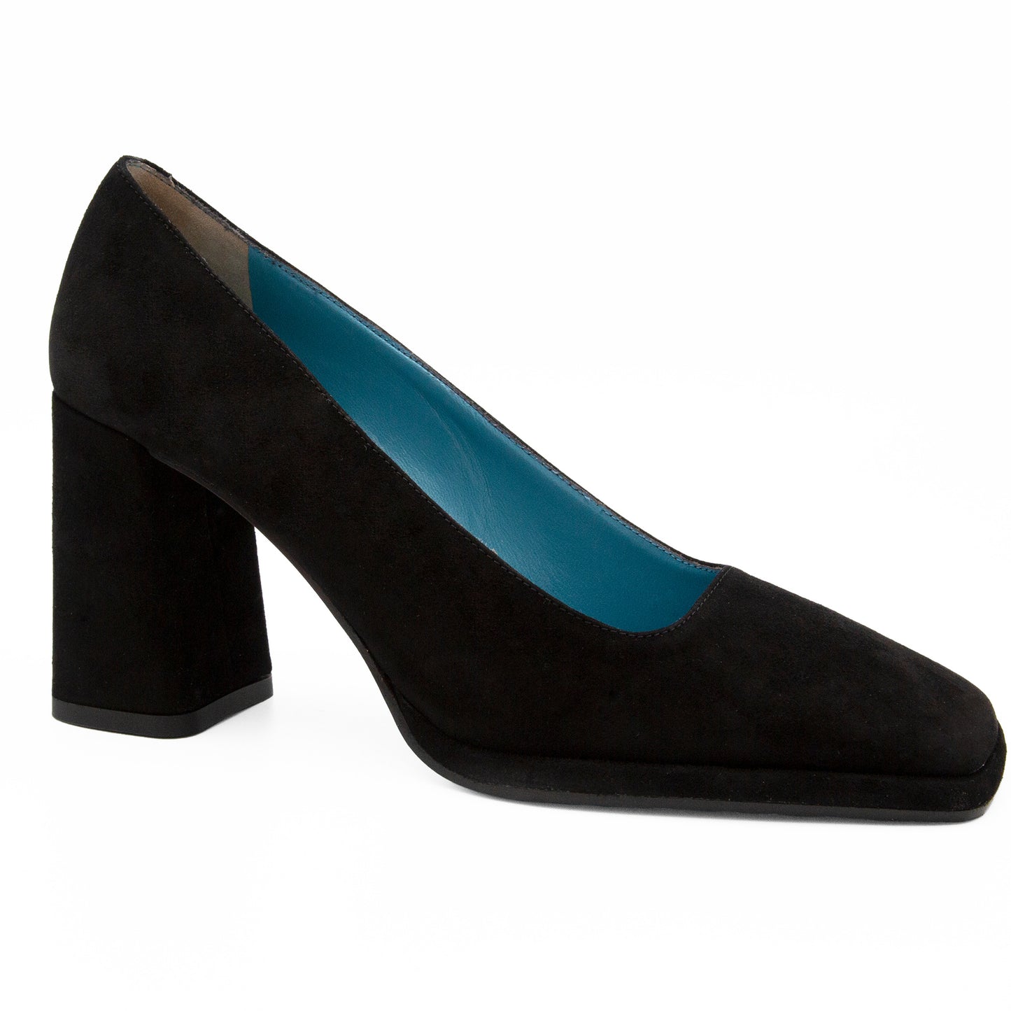 Larice Pump Black Camoscio