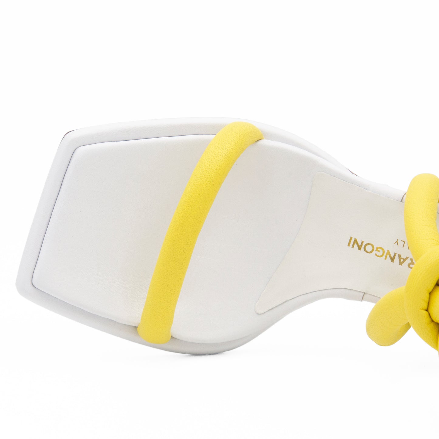 Lino Snd W/Strp Limone/White Parm