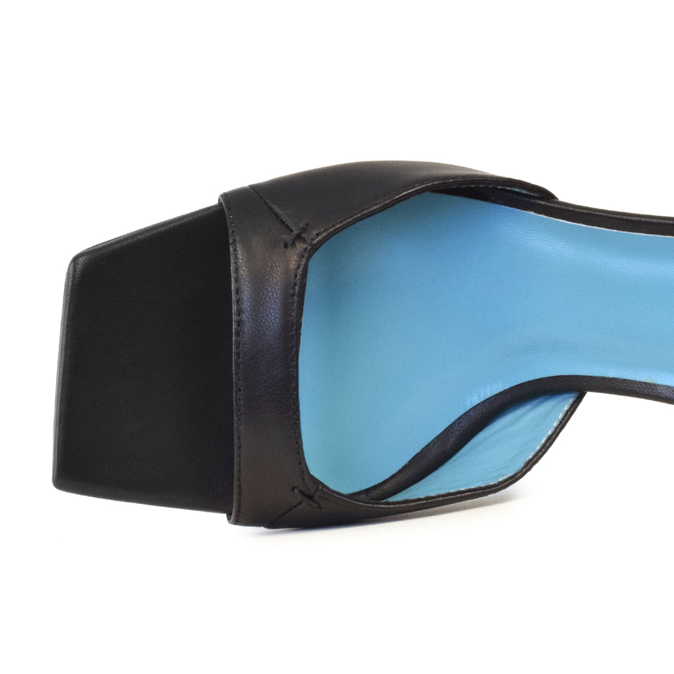 Lyvia Ankle Strap in Black Parmasoft