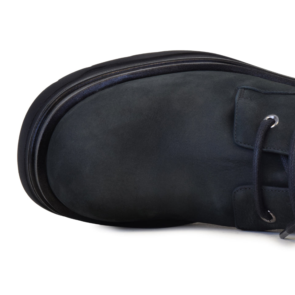 Nebula Lu Mid Boot Black Nabuk