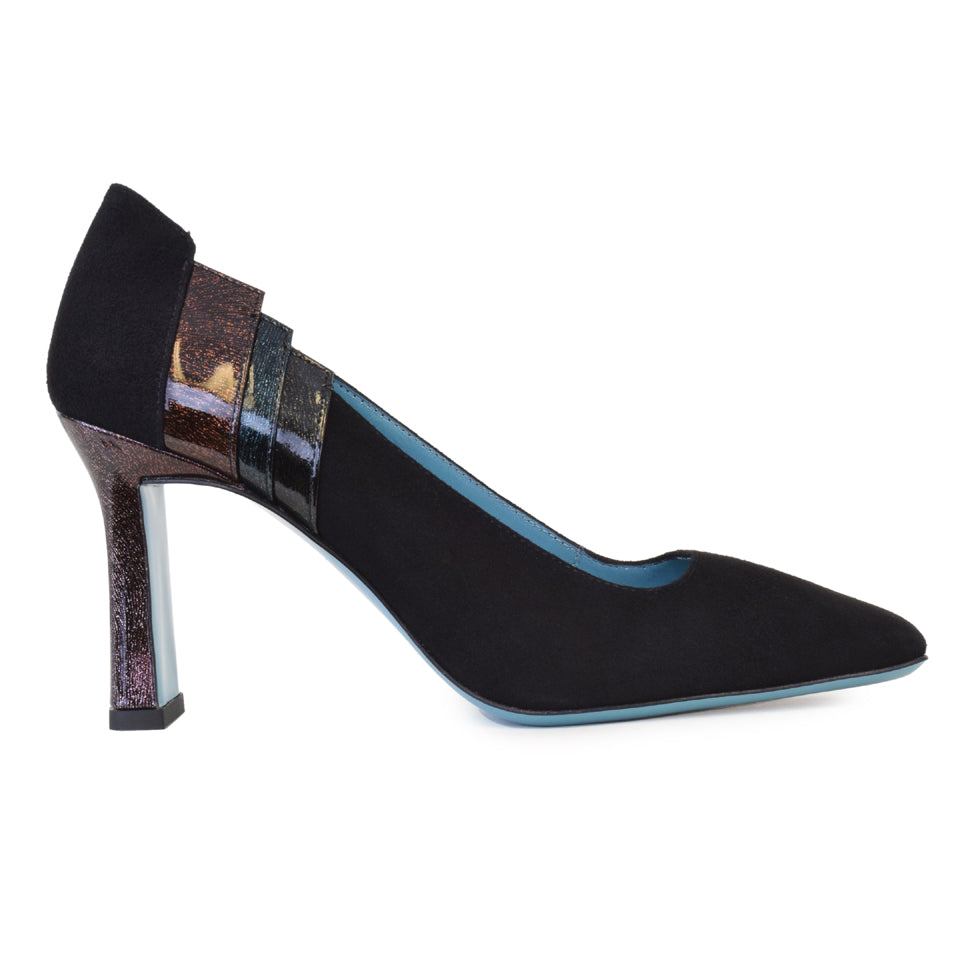 Lorenzo Pump Black Cashmere