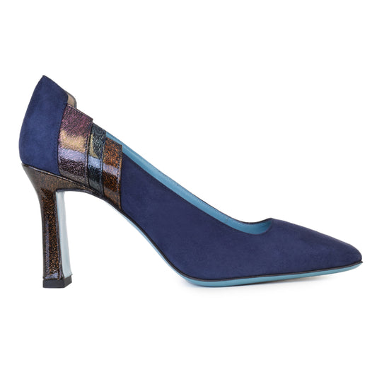Lorenzo Pump Navy Cashmere