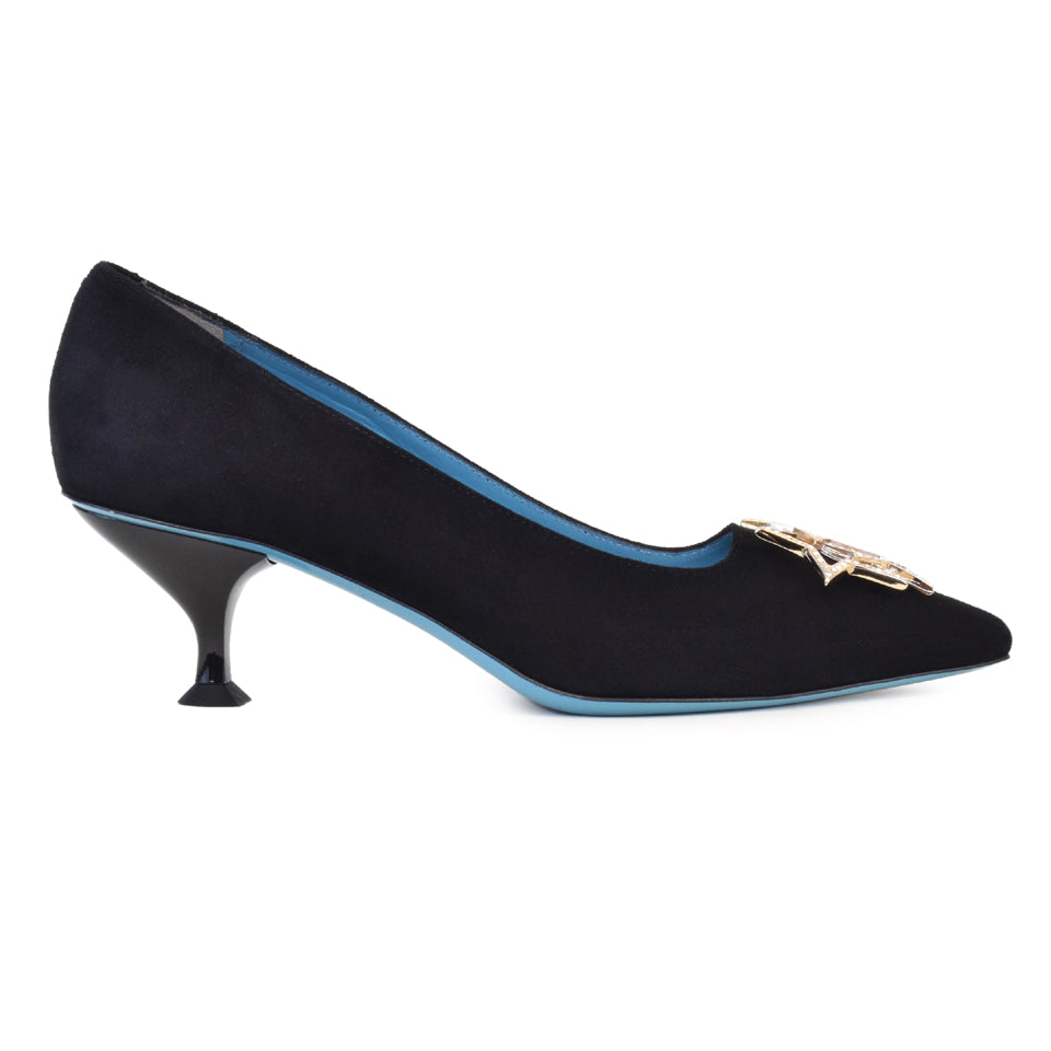Dorata Orn Pump Black Cashmere "SALE ITEM" Reg Price $430