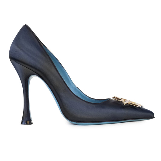 Sensuale Orn Pump Black Raso