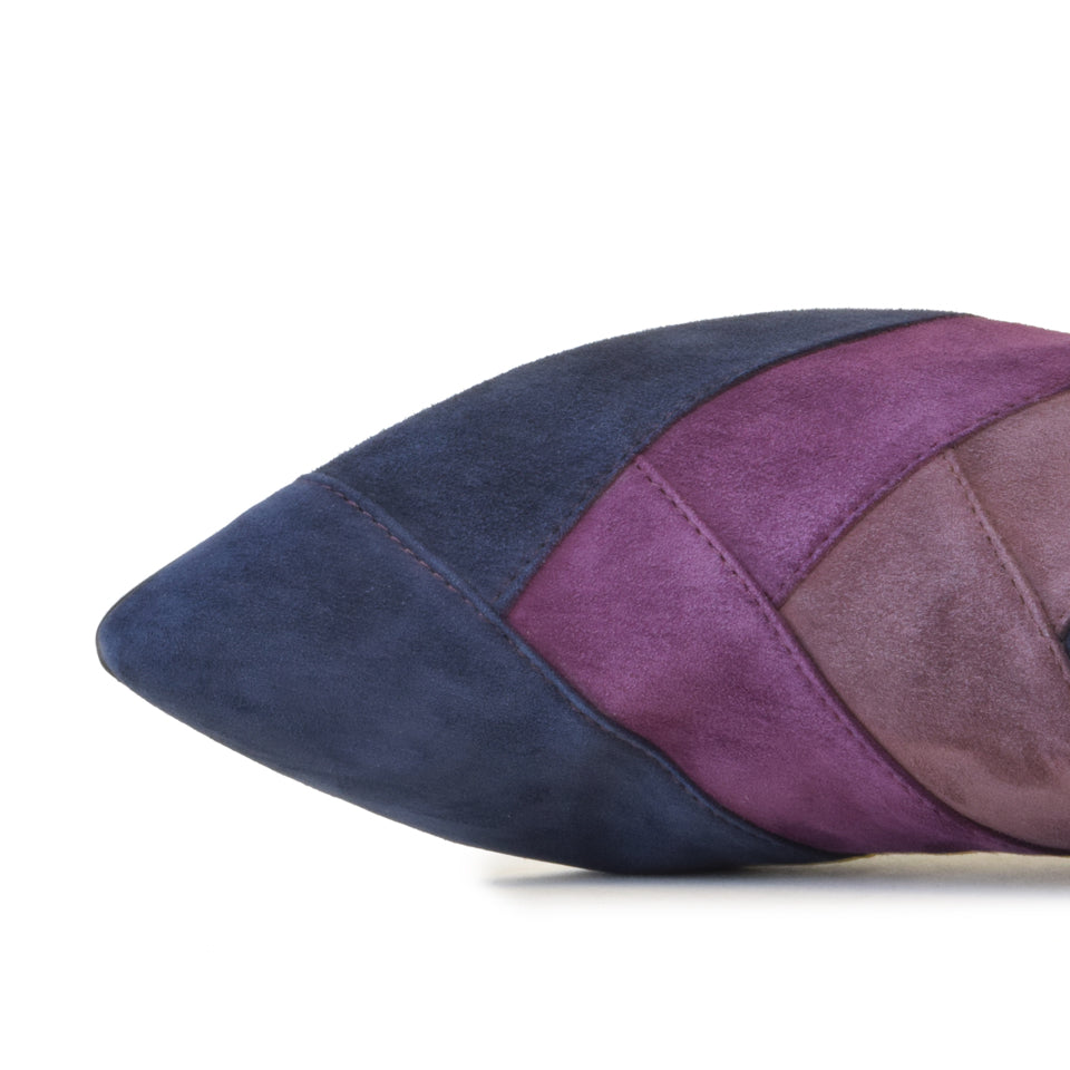 PADOVA in Navy/Eggplant/Aubergine Cashmere *SALE ITEM* ORIGINAL PRICE: $350