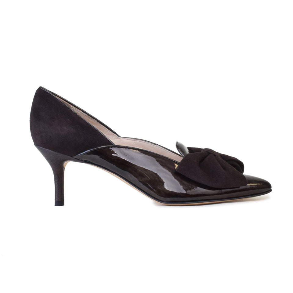 PETRARCA in Dk. Brown Mirage Patent/Cashmere *SALE ITEM* ORIGINAL PRICE: $280
