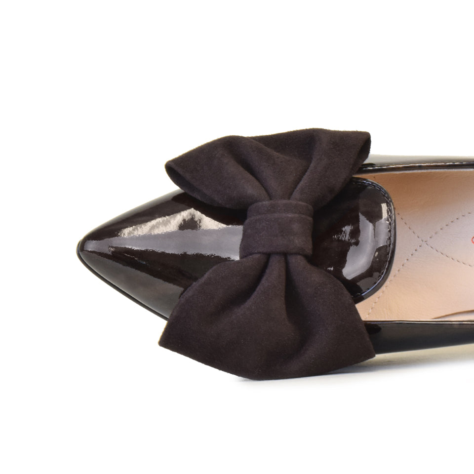 PETRARCA in Dk. Brown Mirage Patent/Cashmere *SALE ITEM* ORIGINAL PRICE: $280