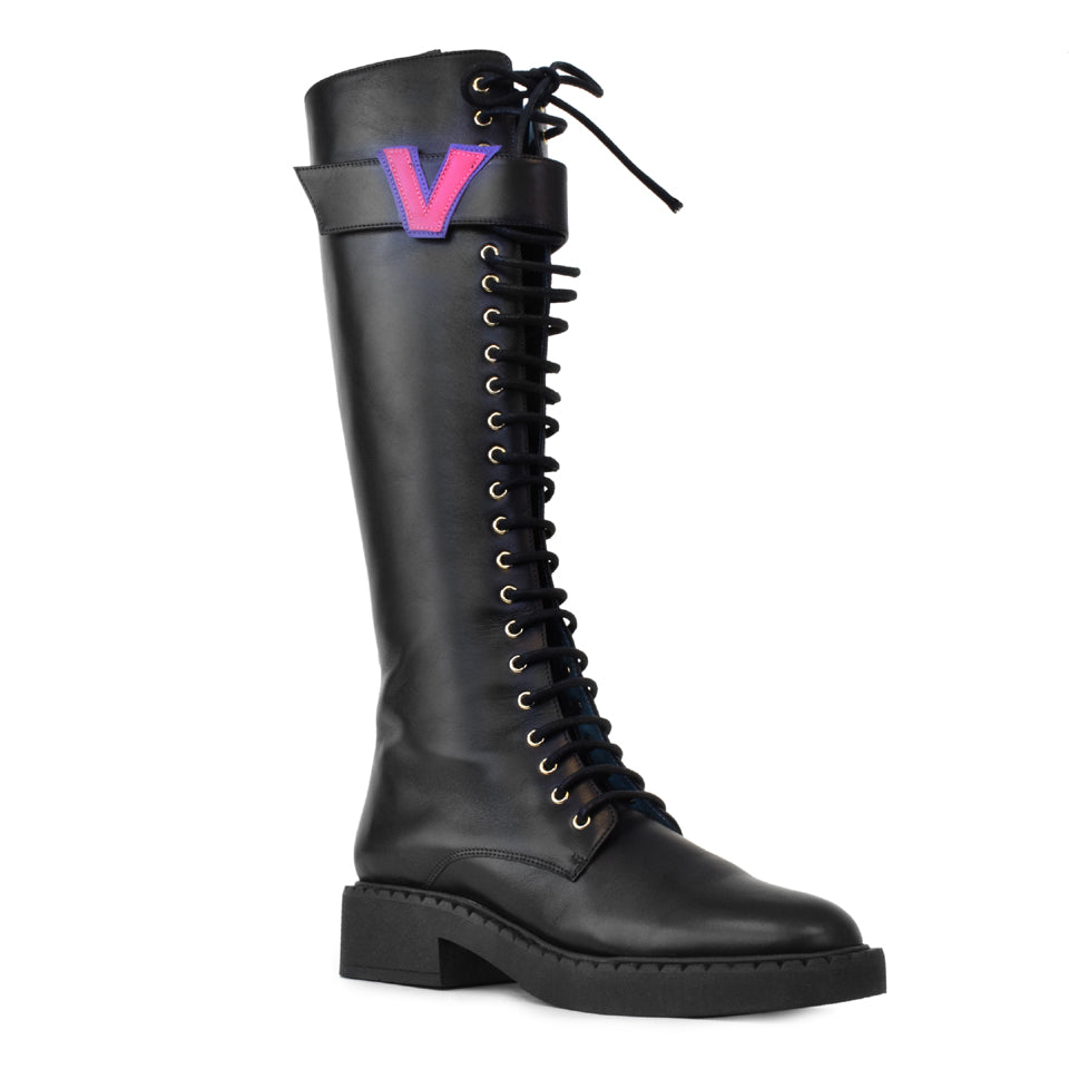 Rebel Tall Boot Black Chantal