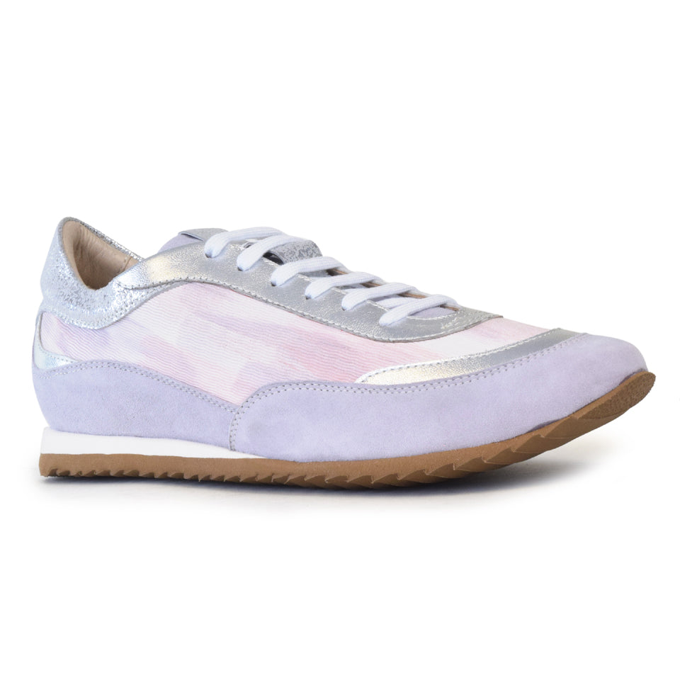 Roberto Laceup in Lilla Nappa Brushed/Lilac Cashmere/Silver Palis *SALE ITEM* ORIGINAL PRICE: $280