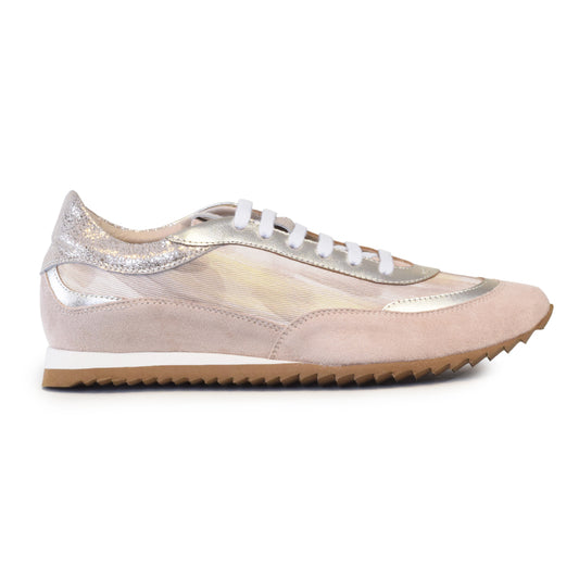 Roberto Laceup in Paglia Nappa Brushed/Sand Cashmere/Platino Palis *SALE ITEM* ORIGINAL PRICE: $280