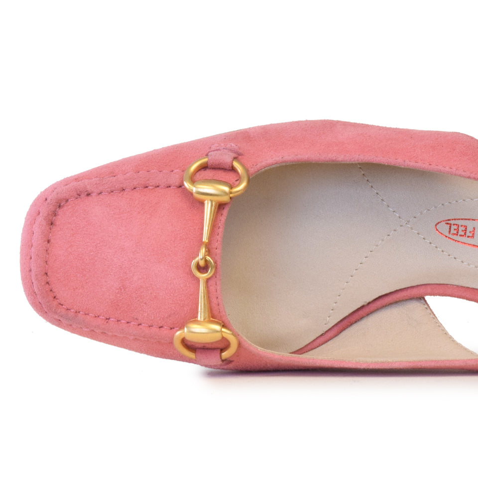 Saba Sling in Coral Cashmere