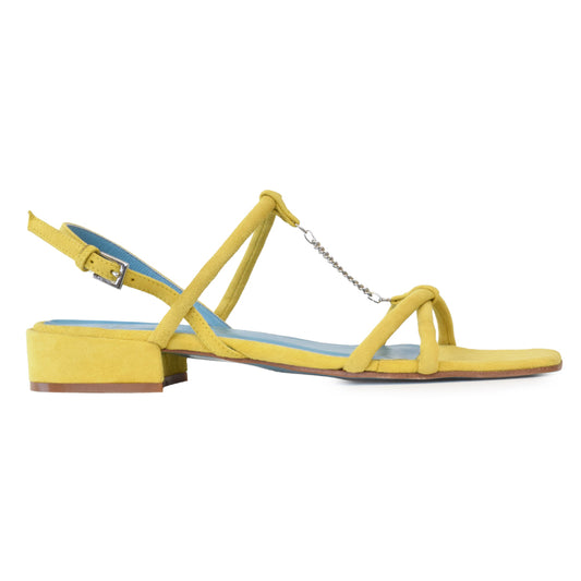 Samy Sandal in Lemon Cashmere