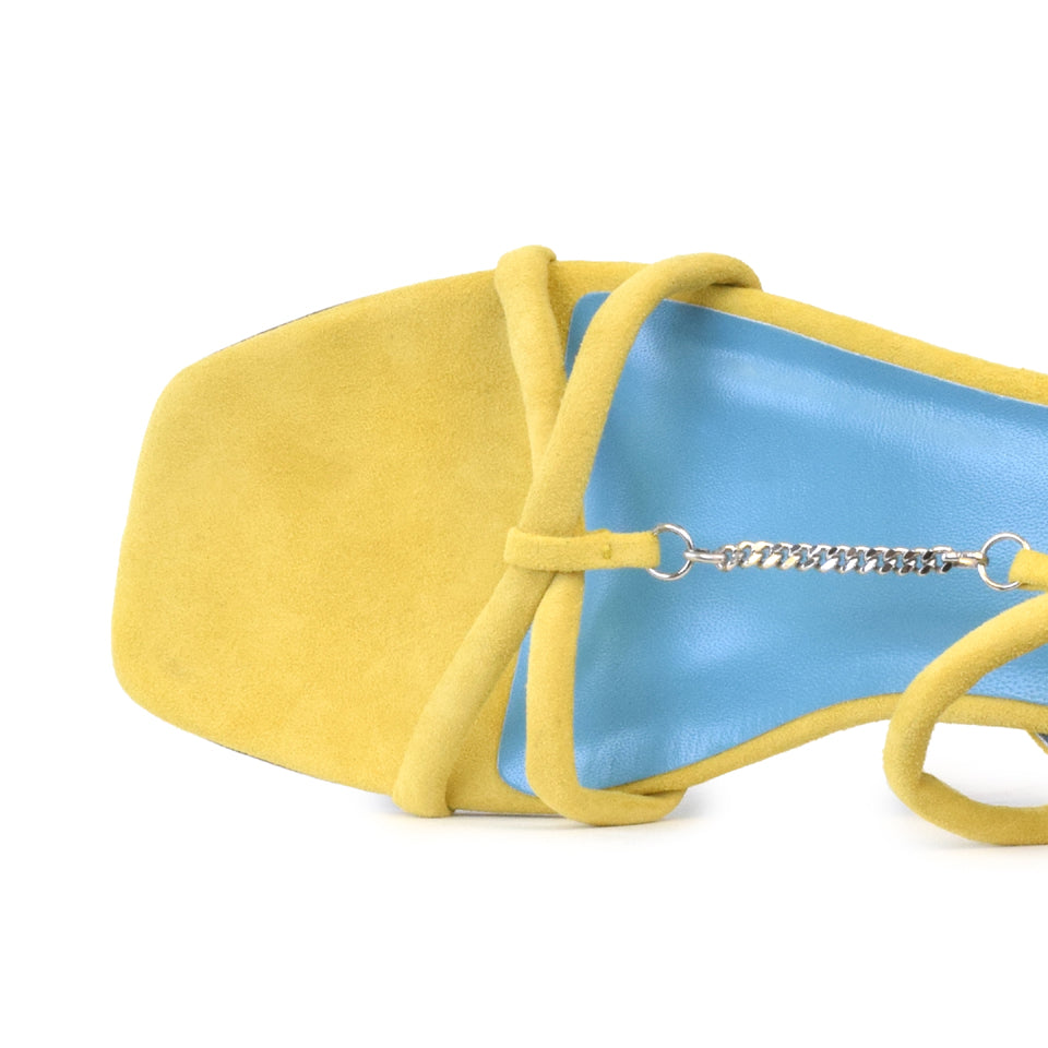 Samy Sandal in Lemon Cashmere