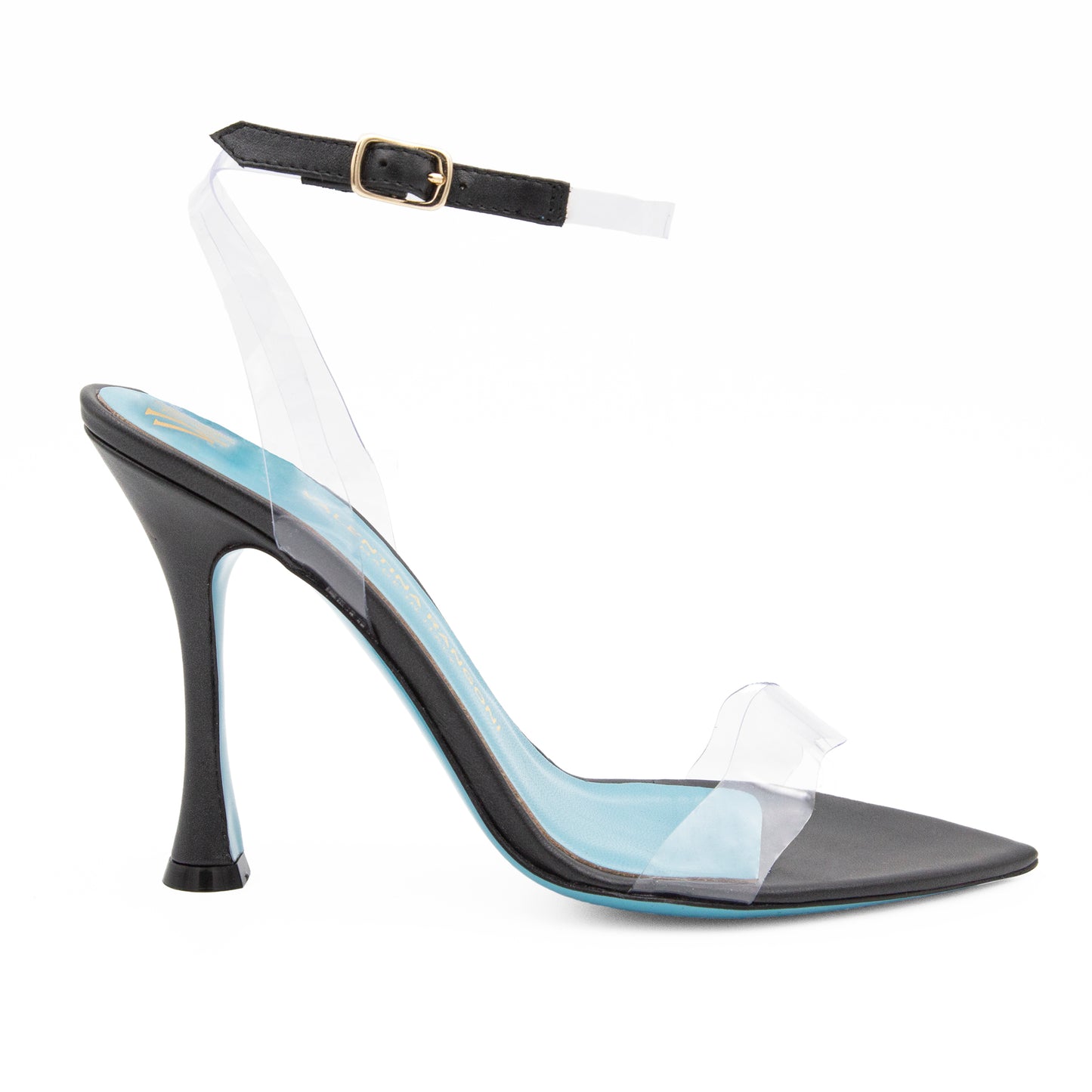 Shinny Hh Sndl Trans Krstl/Black
