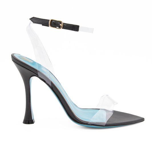 Shinny Hh Sndl Trans Krstl/Black