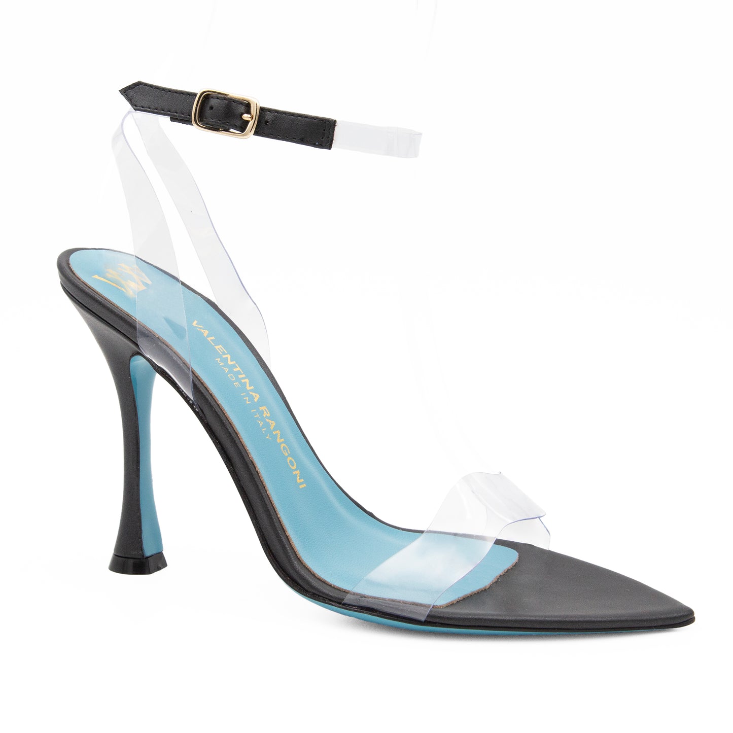 Shinny Hh Sndl Trans Krstl/Black