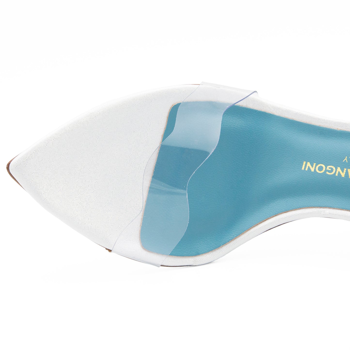Shinny Hh Sndl Trans Krstl/White