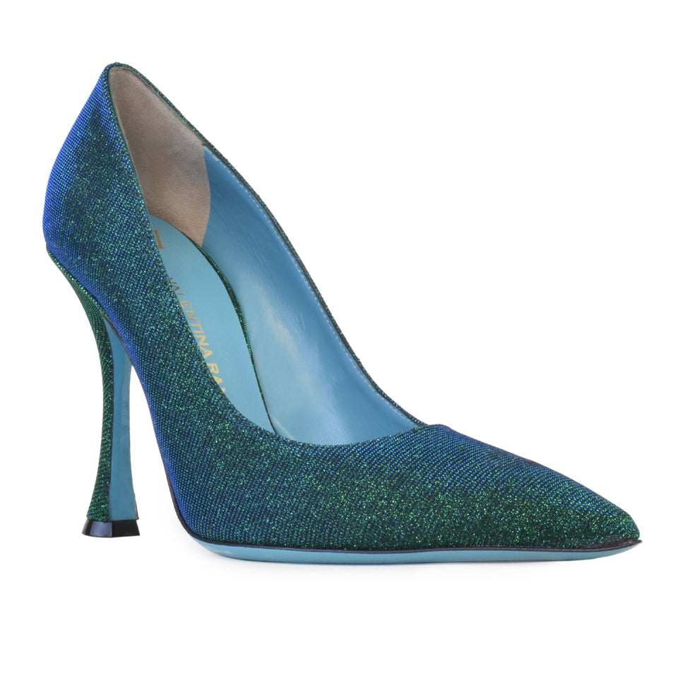 Simply Pump Menta Nadia Glitter