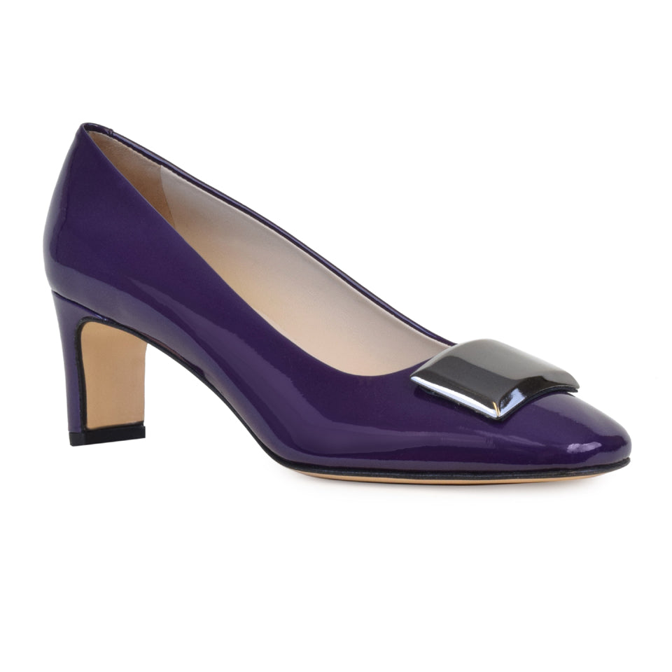 Sonetto Blk Pump Deep Purple Patent *SALE ITEM* Reg Price $285