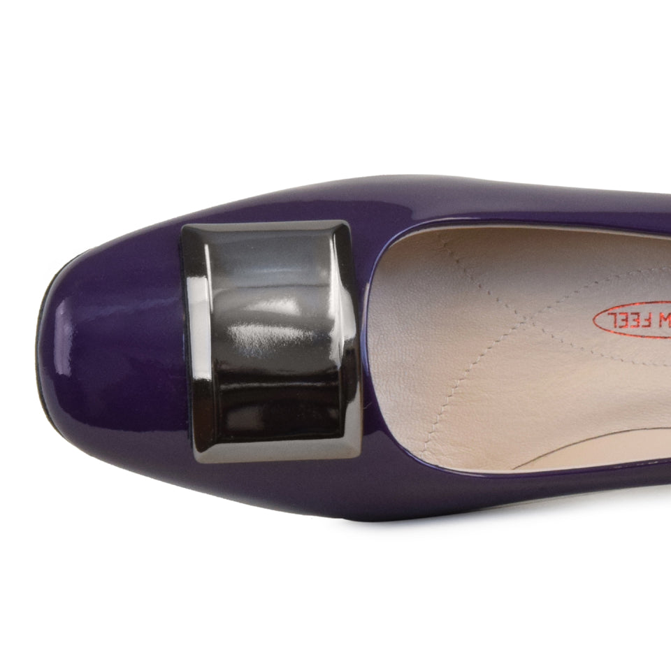 Sonetto Blk Pump Deep Purple Patent *SALE ITEM* Reg Price $285