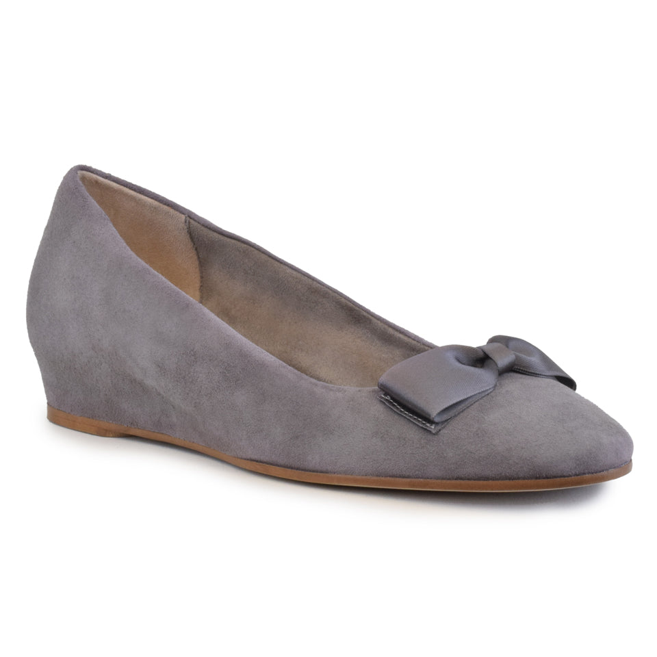 VIOLA WEDGE in Grigio Cashmere *SALE ITEM* ORIGINAL PRICE: $235.00