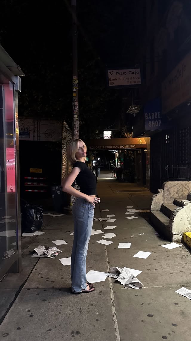 Model Chiara Hovland Highlights Valentina Rangoni’s ‘Barbie Ballerina Flat’