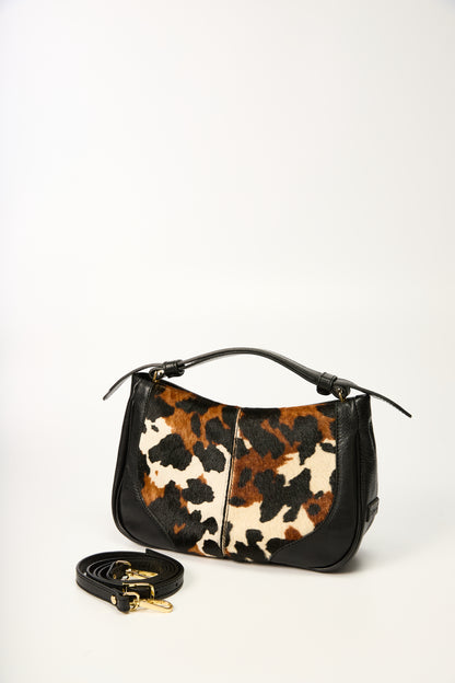 Mucca-Nero Pony Print Purse