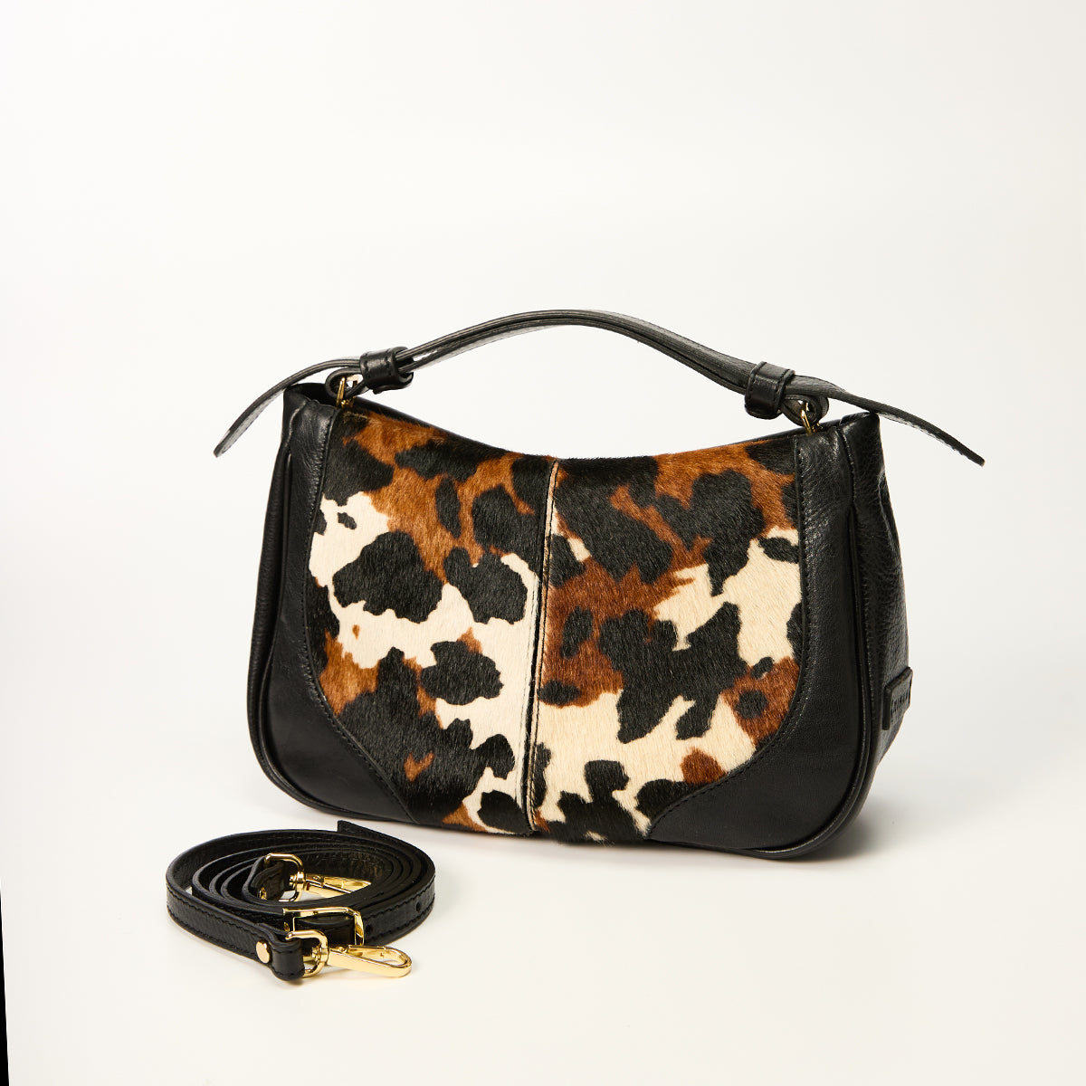 Mucca-Nero Pony Print Purse